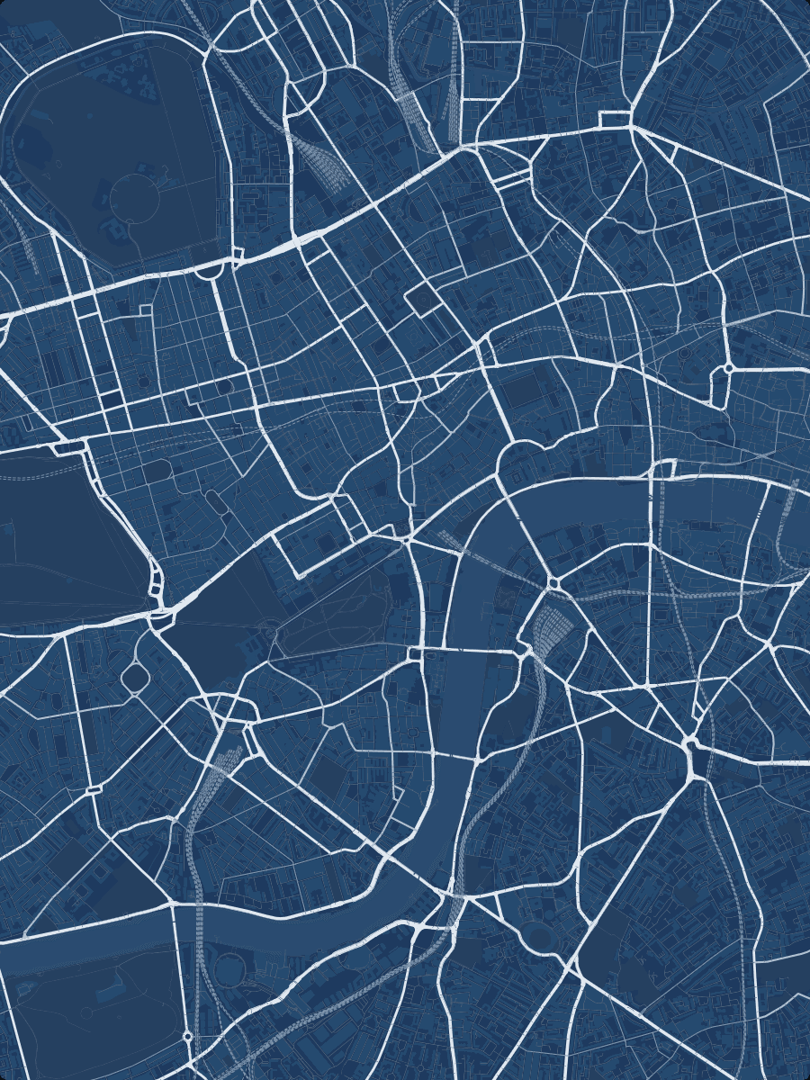 London, United Kingdom map poster