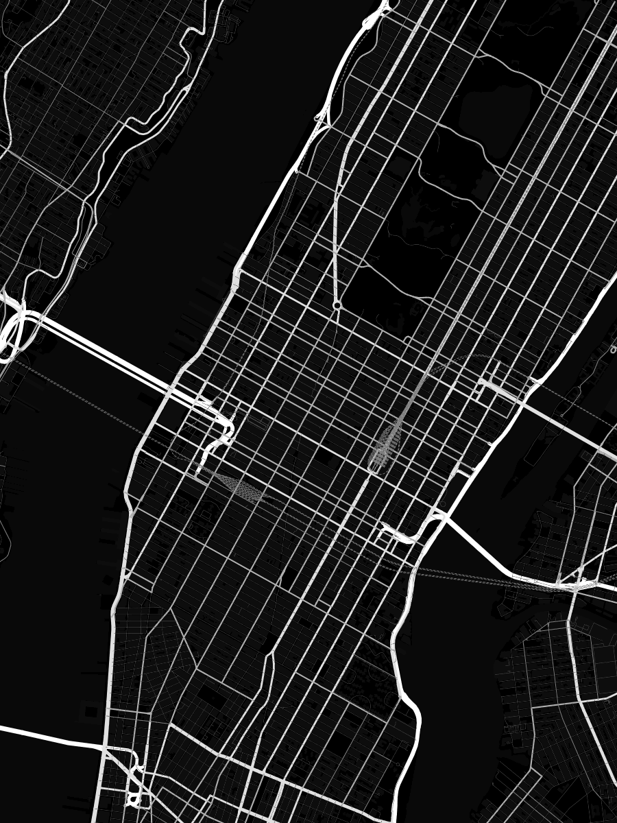 Brooklyn map poster sent as a closing gift